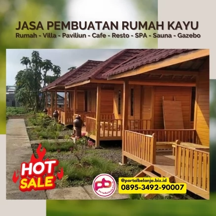 Promo Rumah Lumbung dan Paviliun Kayu di Kediri, Tulungagung, Blitar