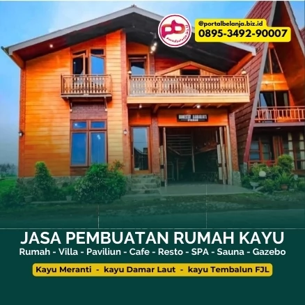 Jasa Kabin Kayu dan Gazebo Kayu di Tegal, Brebes, Pemalang
